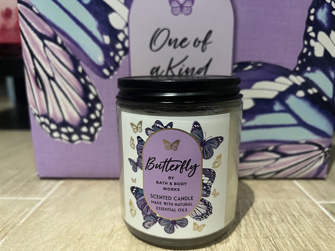 Bath & Body Works single wick candle Butterfly on Carousell