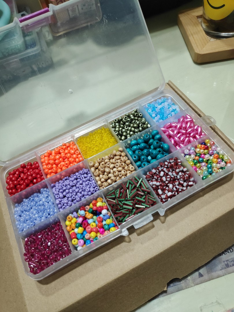 bead organizer, Hobbies & Toys, Stationary & Craft, Craft Supplies