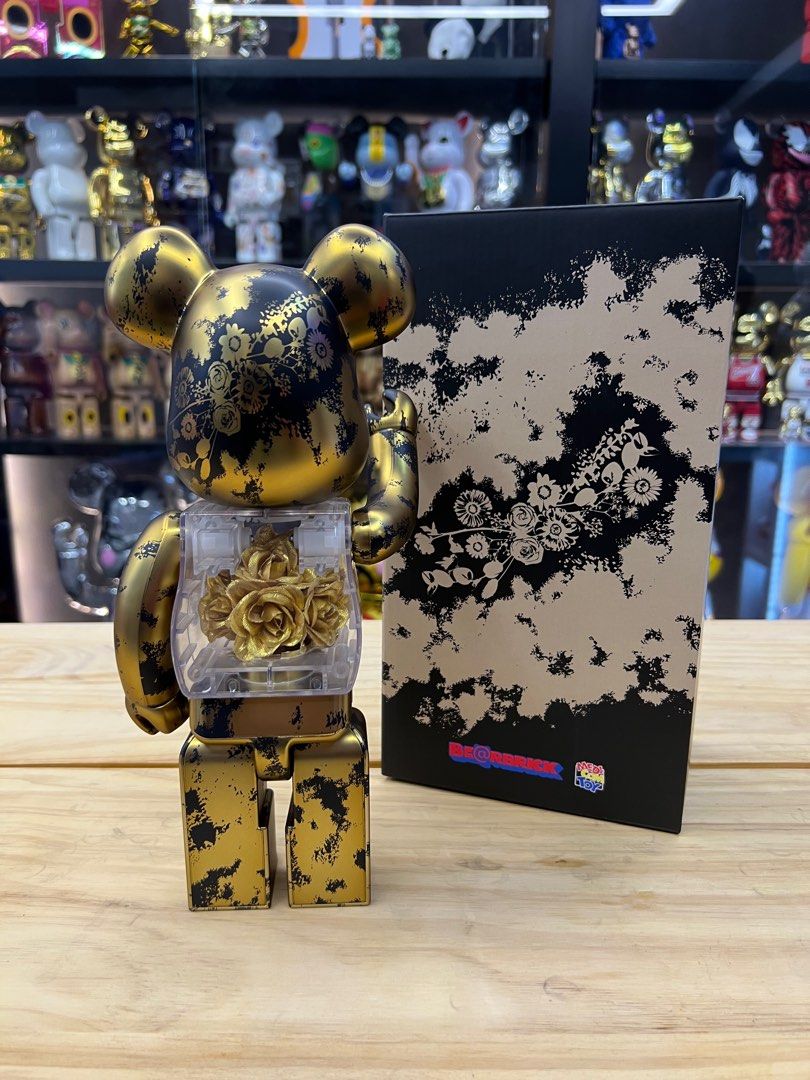 BE@RBRICK FLOR@ GOLD 1000％-