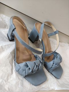 Blue grey sepatu sendal (shoes/sandal/heels)