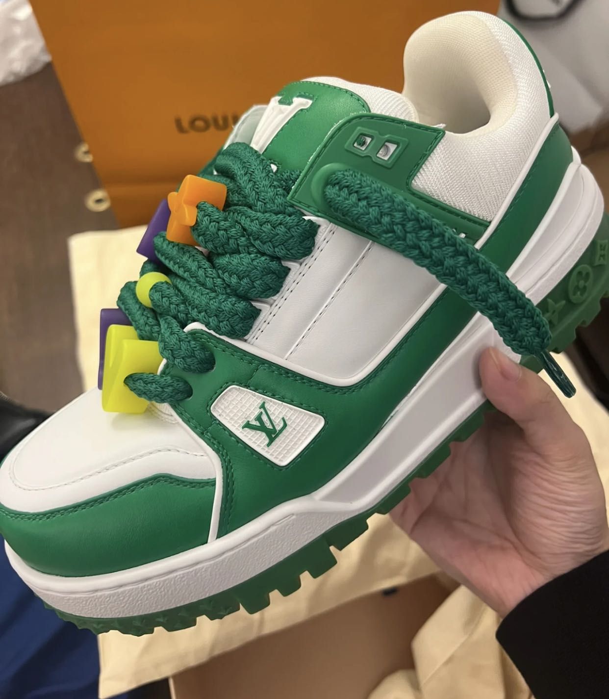 Louis Vuitton Trainer Maxi Green