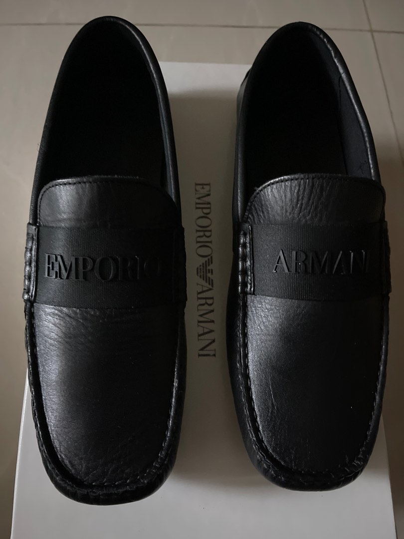 Annoncør duft Demokrati BNIB Emporio Armani loafers, Luxury, Sneakers & Footwear on Carousell