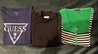 Branded t-shirts and tanks
