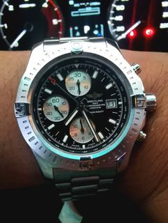 Breitling Colt Automatic Chronograph Chronometer 44mm  Reverse Panda 💯%Authentic