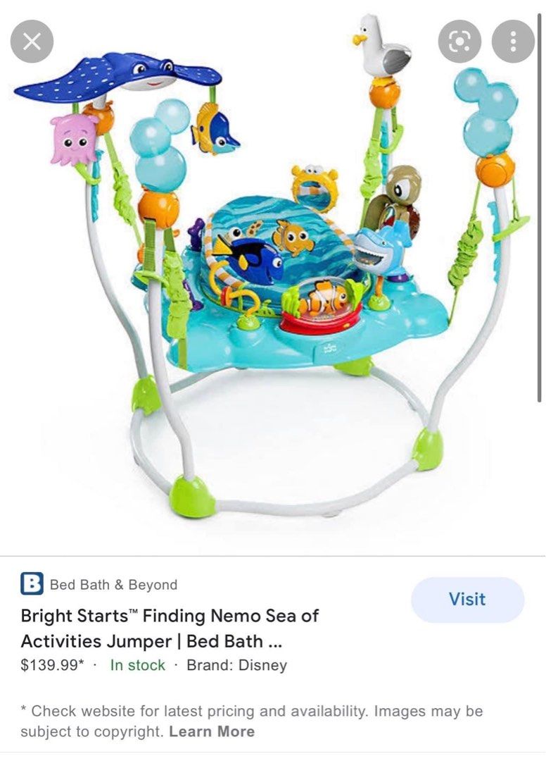 Bright starts jumperoo nemo theme Babies Kids Baby Nursery