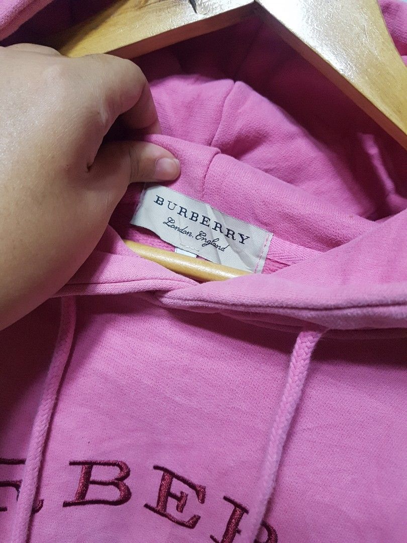Burberry hoodie pink