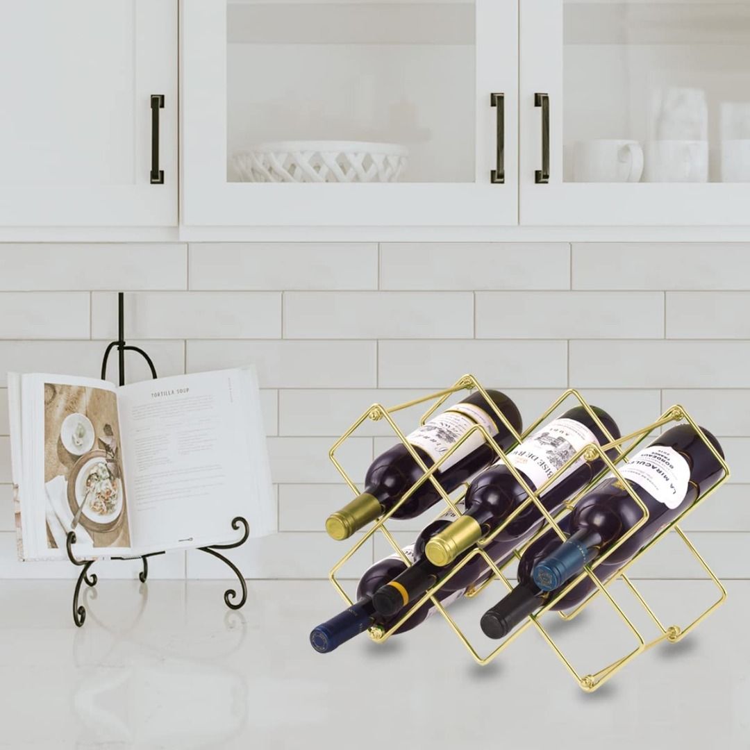 Small gold wine rack outlet