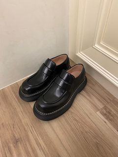 BV BOTTEGA VENETA black swell loafers 樂福鞋