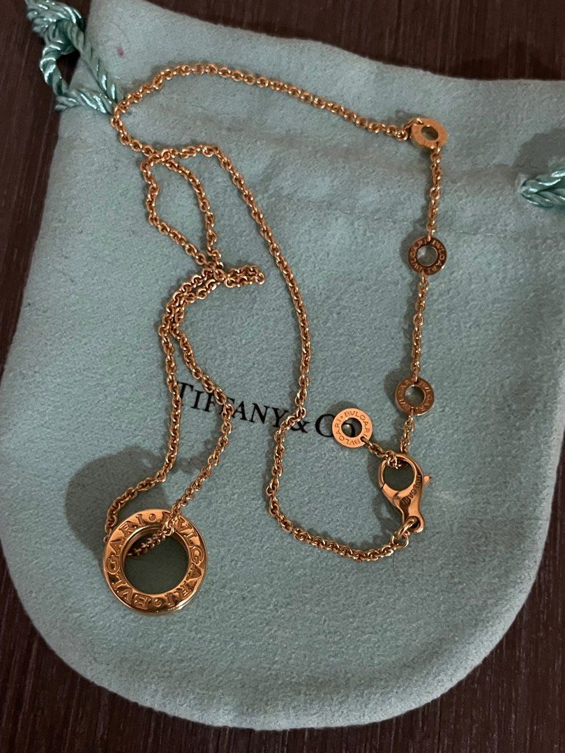 Bvlgari necklace outlet rose gold