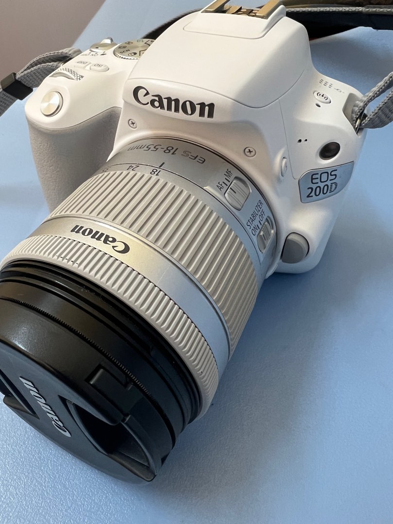 Canon 200D White, 攝影器材, 相機 - Carousell