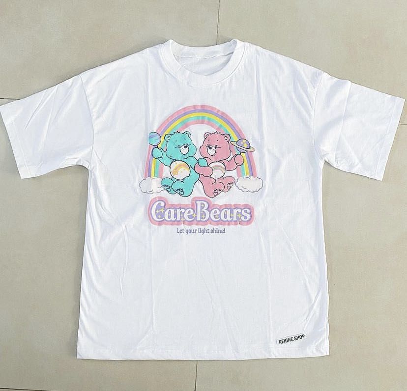 CARE BEARS WHITE SHIRT (Category: Shirts) located in Pasig City. Submitted by reigneshop (Listing ID 1217816730, Image 1). Description: armpit to armpit - 20inches.