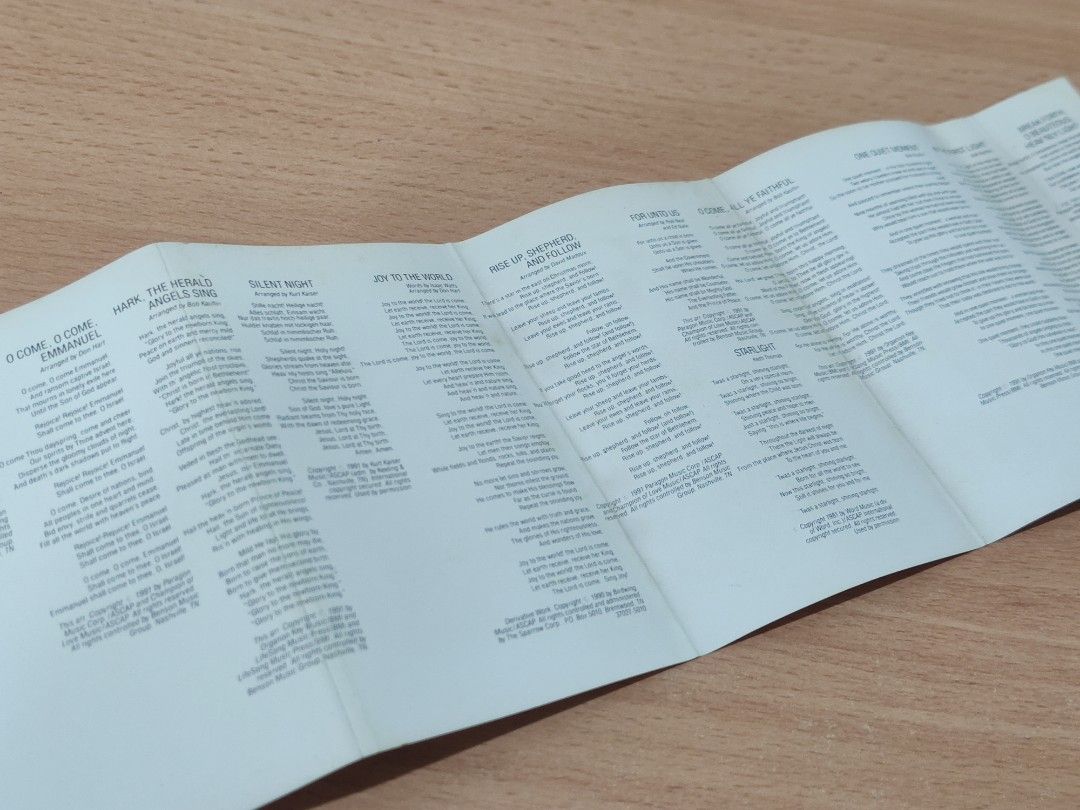 Acapella christmas album