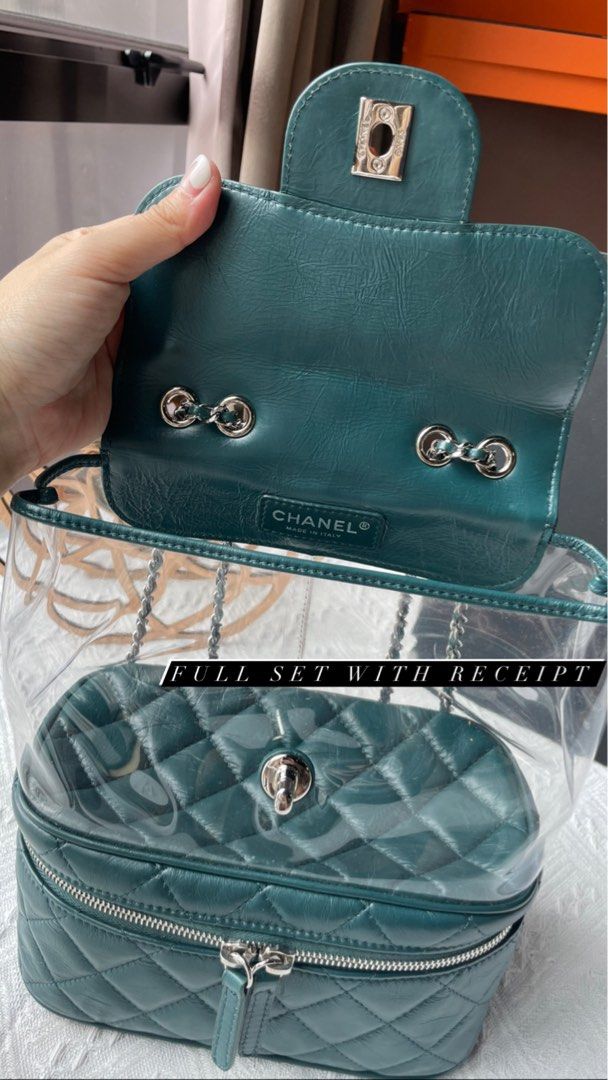 Chanel Pvc Flapbag, Luxury, Bags & Wallets on Carousell