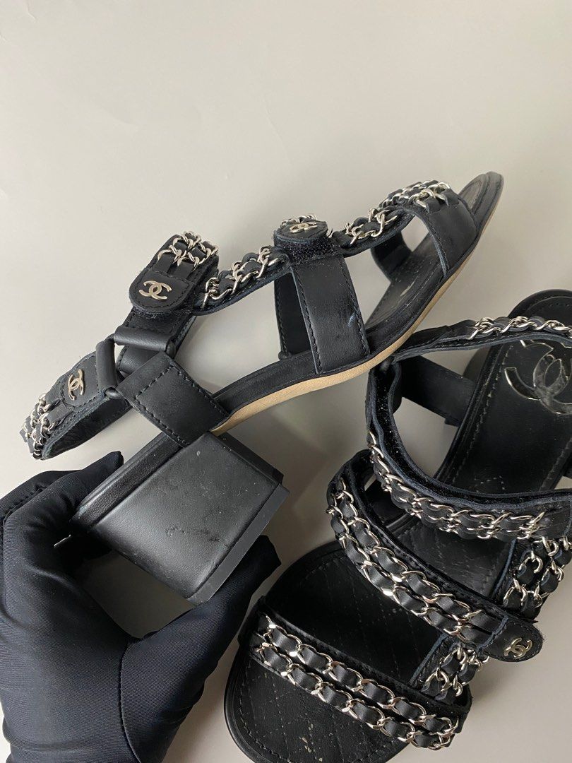 Chanel Sandals Luxury Sneakers Footwear on Carousell