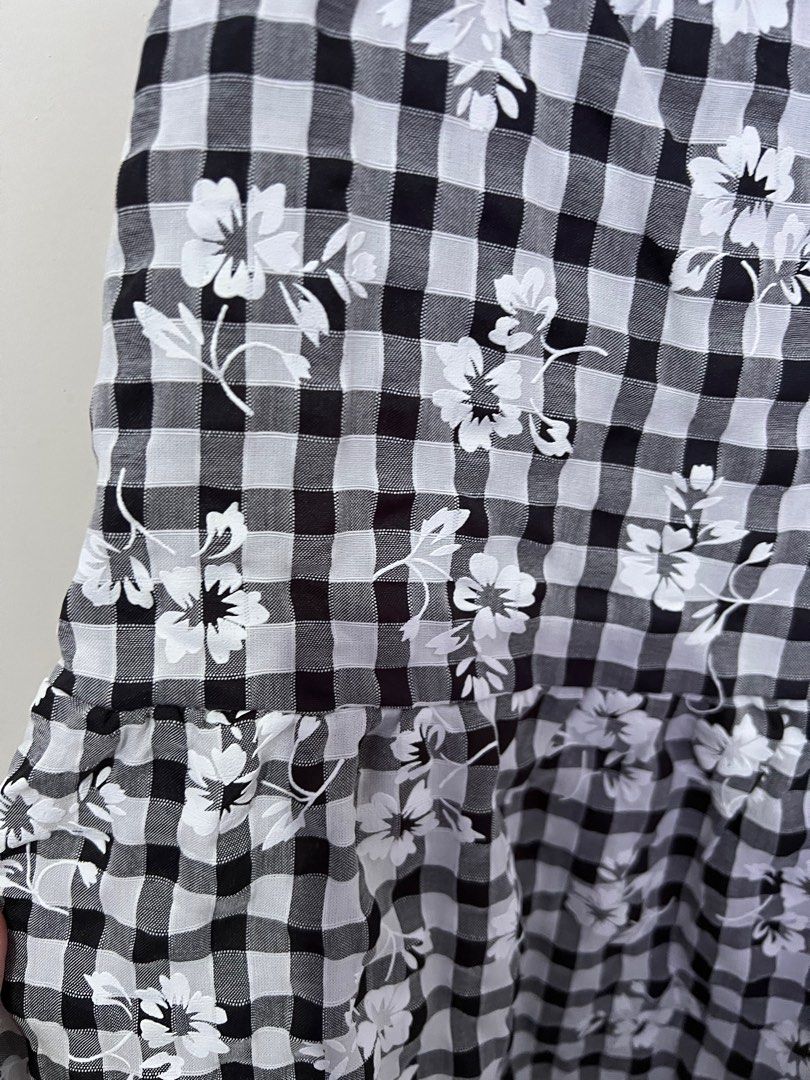 Checked Maxi Shirt Dress