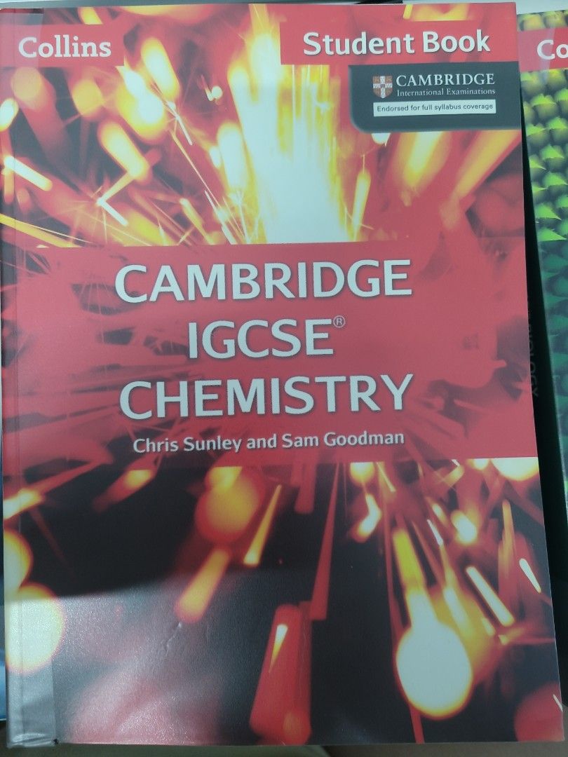 Collins igcse chemistry coursebook hobbies toys books magazines