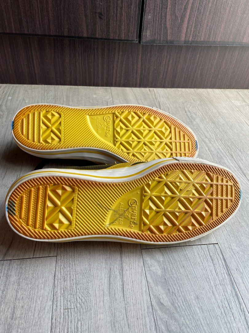 Converse CONS Yellow Black Men s Fashion Footwear Sneakers on Carousell