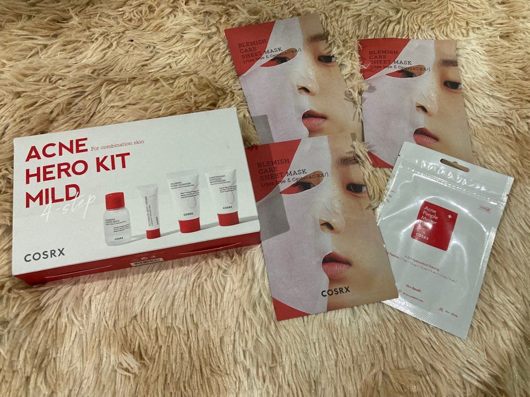 COSRX Acne Hero Kit Mild (with freebies worth 650) on Carousell