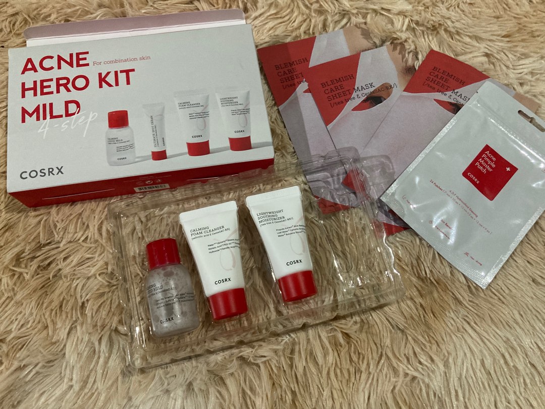 COSRX Acne Hero Kit Mild (with freebies worth 650) on Carousell