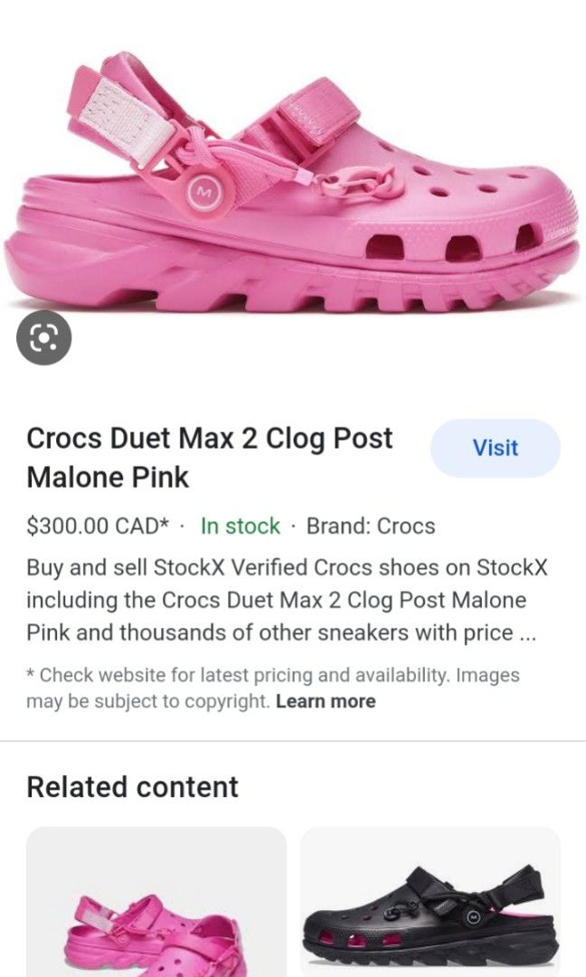 Post Malone Crocs NEW