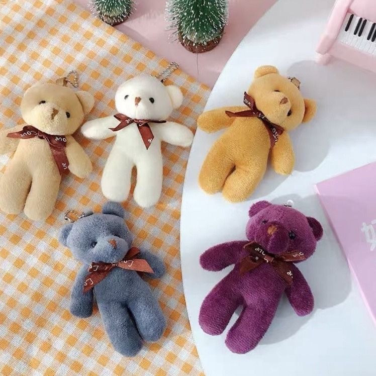 Cute teddy clearance keychain