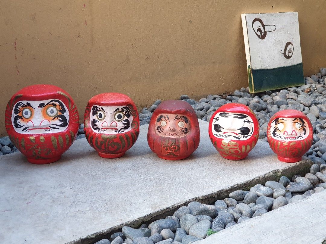 Daruma 5pcs Collection, Hobbies & Toys, Memorabilia & Collectibles