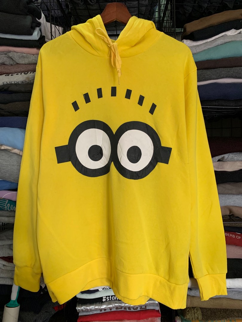 Minion zip up hoodie outlet