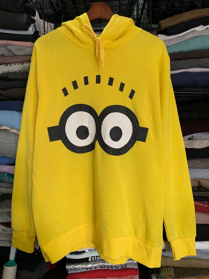 Minion zip sale up hoodie