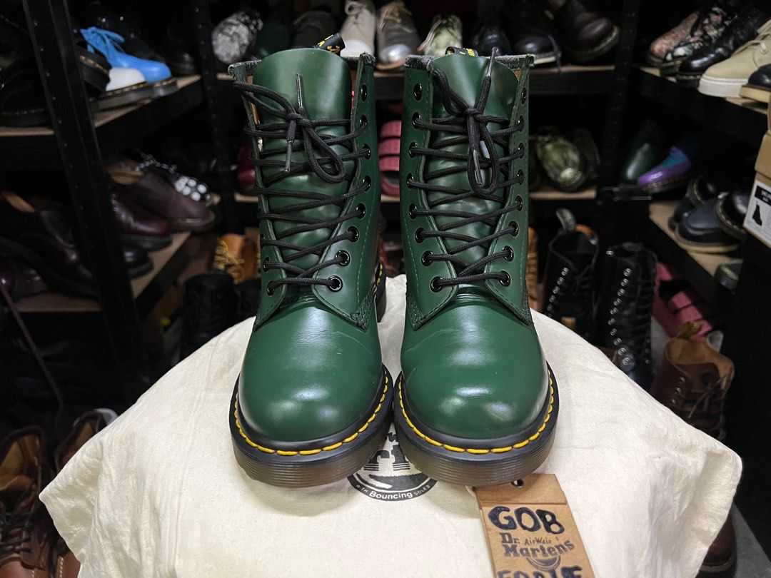 Dr martens verde new arrivals