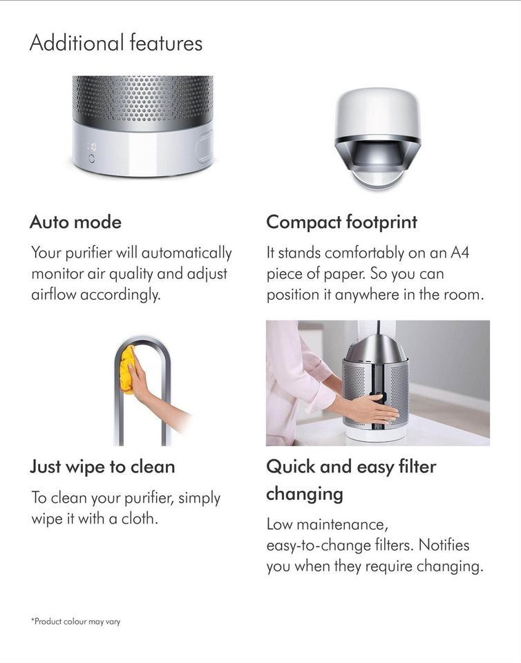 Dyson air top purifier features