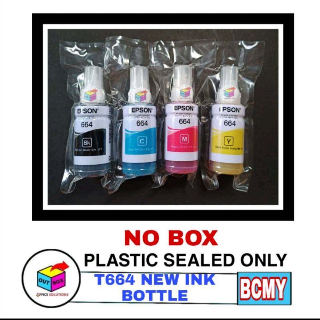 Epson T664 Ink Bottle No Box Computers And Tech Printers Scanners And Copiers On Carousell 4286