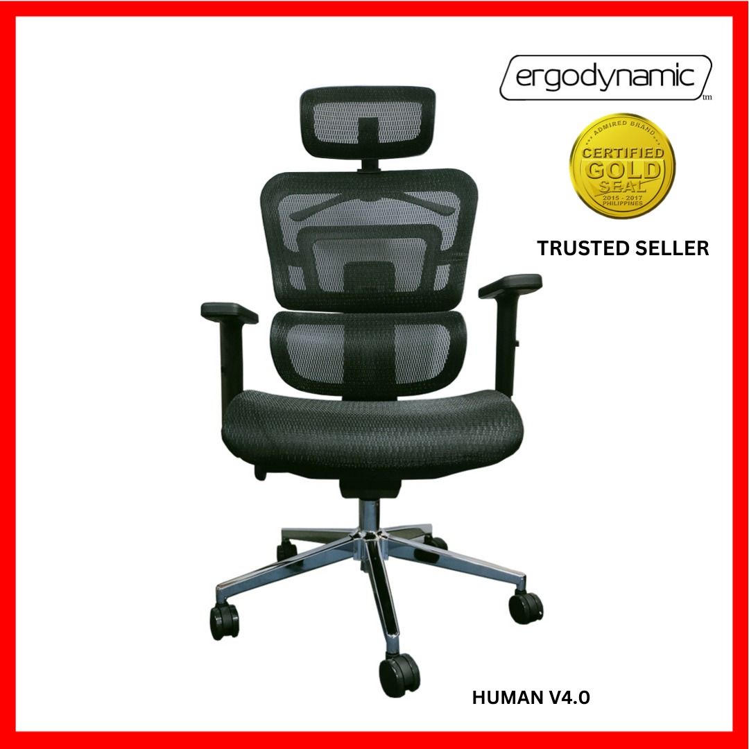 Ergodynamic Human V4.0 Hybrid Korean Mesh Chair, Gaming Chair
