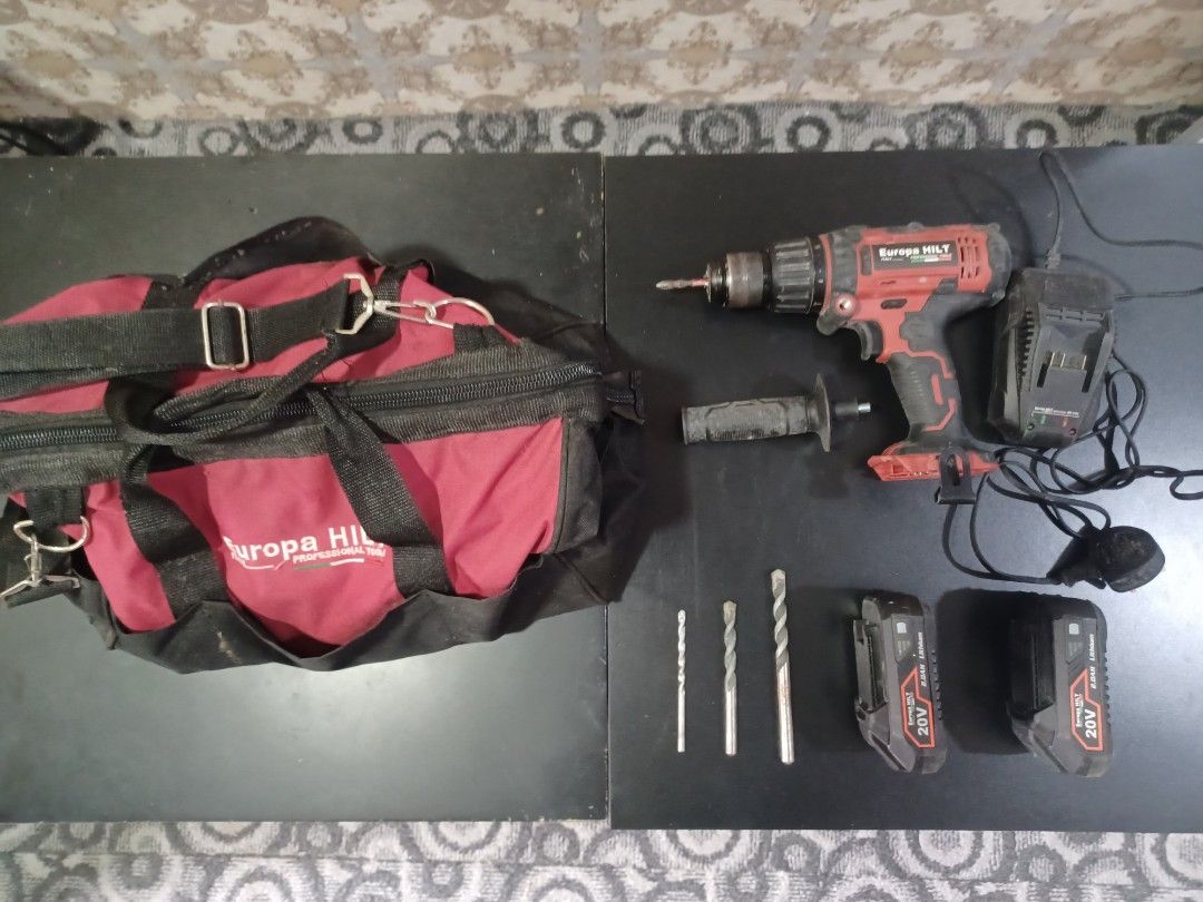 Europa Hilt Cordless Hammer Drill Furniture Home Living Home