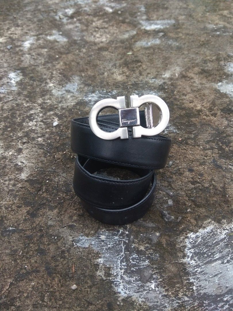 LV belt bolak balik (brown black) sz 95 (Lebar 4cm x 113cm) with box