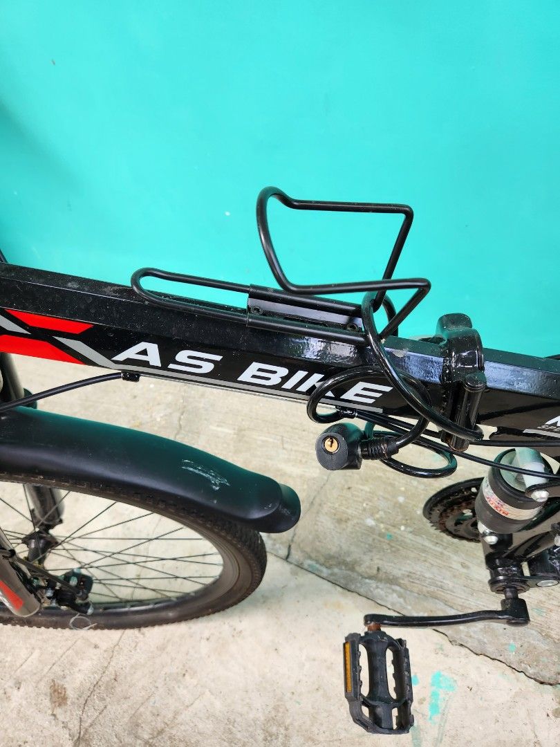 Folding steel bike with double suspension, Sports Equipment, Bicycles
