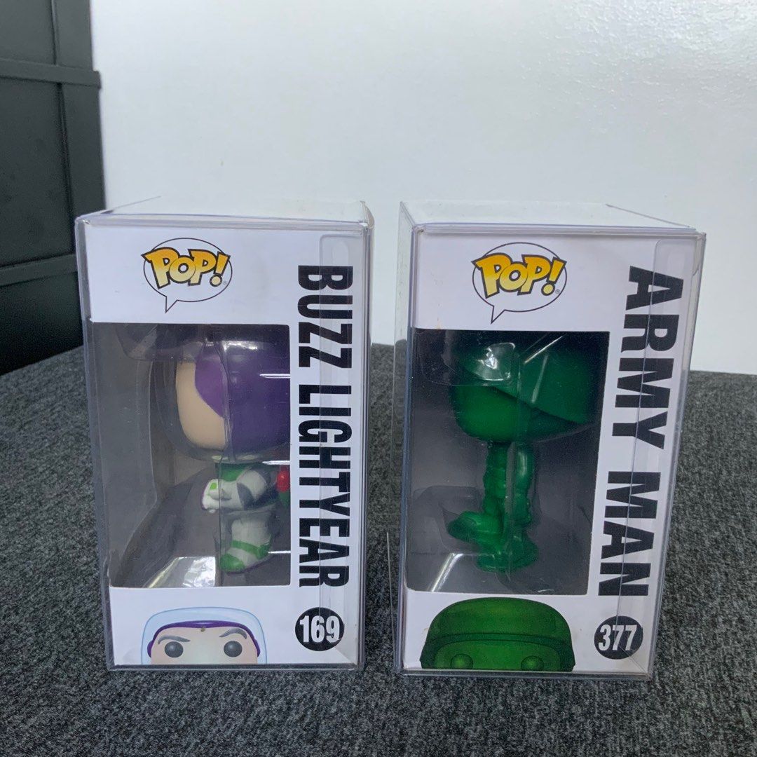 Funko Pop Toy Story Army Man & Buzz Lightyear, Hobbies & Toys, Toys & Games  On Carousell