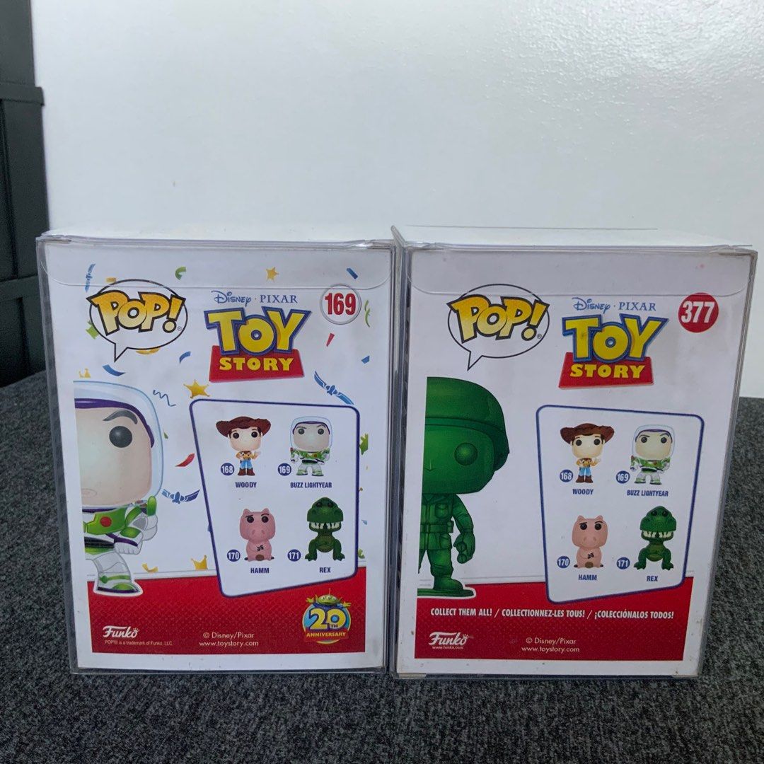 Funko Pop Toy Story Army Man & Buzz Lightyear, Hobbies & Toys, Toys & Games  On Carousell