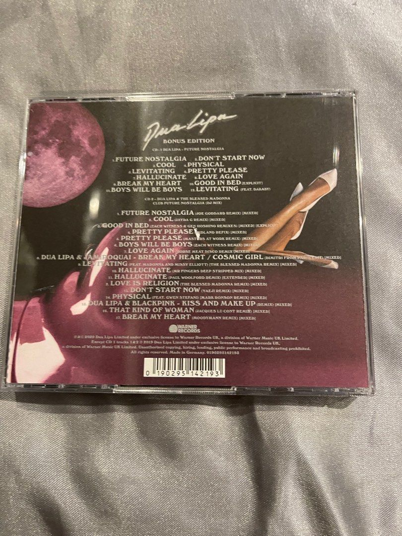 Future Nostalgia + Club Future Nostalgia Dua Lipa CD Album on Carousell