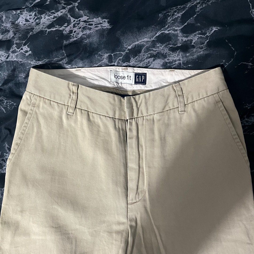 Y2K Beige Gap Pants Mens Minimalist Trousers Waist Size 31 in - Etsy