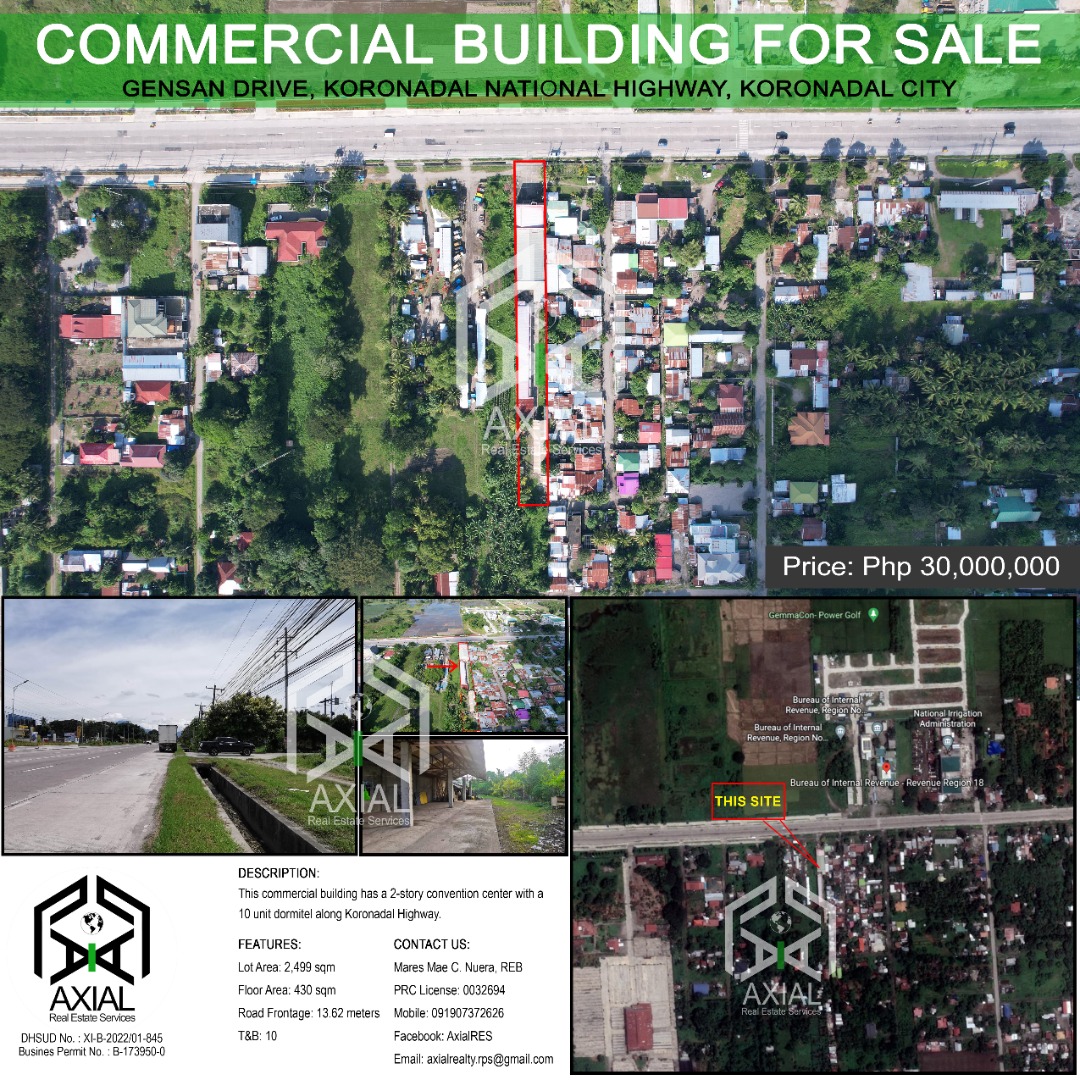 Gensan Drive, Koronadal National Highway, Koronadal City, Property, For