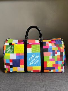 Guaranteed Authentic Louis Vuitton Multicolor Keepall Limited Edition