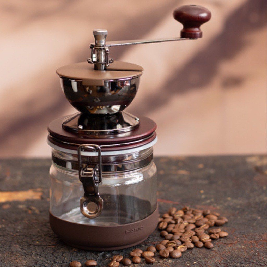 thumbnail image 2 of Hario Ceramic Coffee Mill Canister - Manual Burr Grinder With 120g Capacity 2 of 6