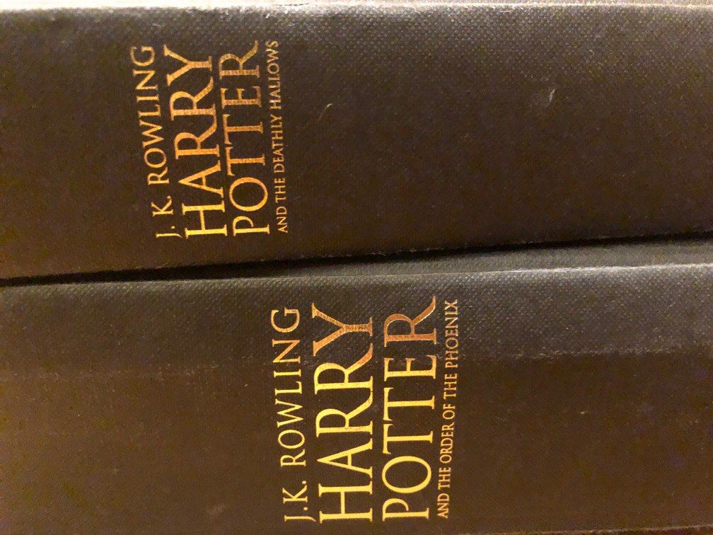 Harry Potter books // order of the Phoenix and the death hallows