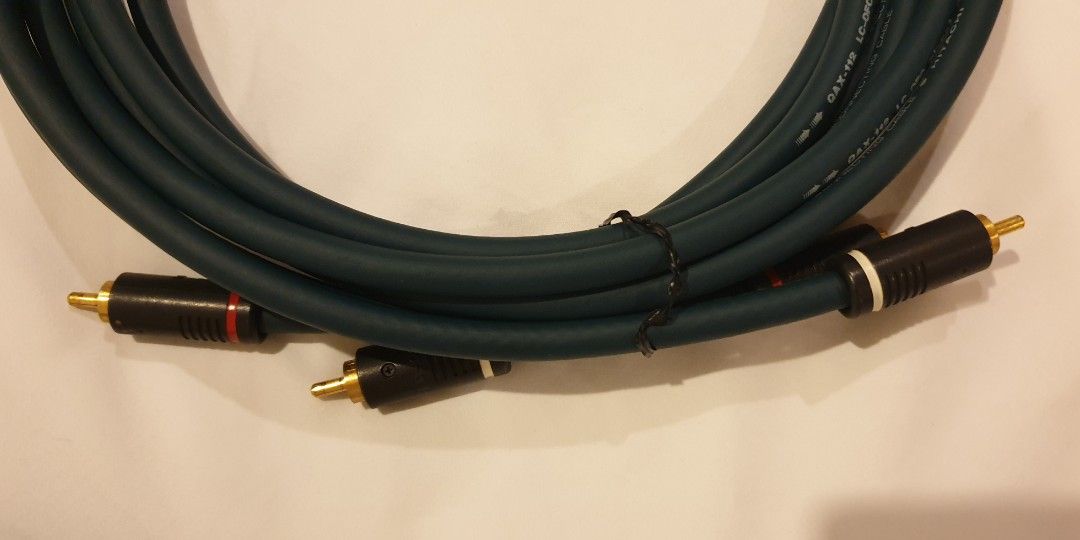 Audiophile Hitachi qax-112 lc-ofc rca cables in 1.0m 2.0m