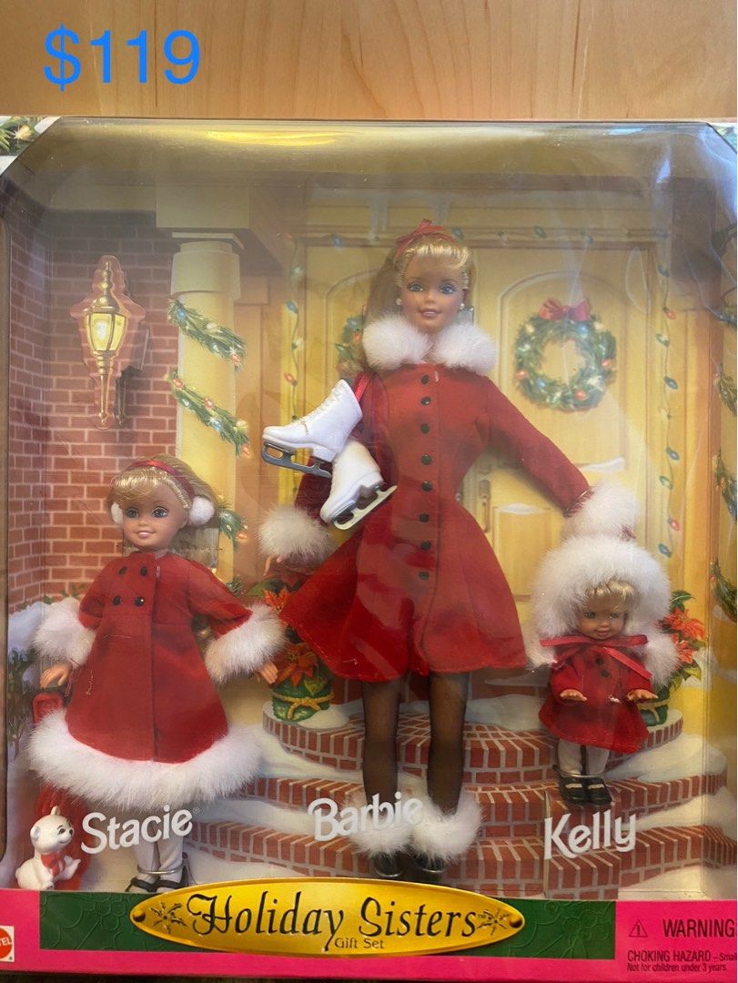 Holiday Sister Barbie Kelly Stacie Hobbies Toys Memorabilia