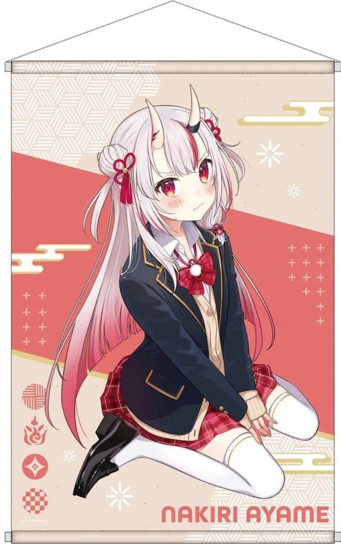 Hololive Nakiri Ayame x Capcom Net Catcher Captore Collaboration B2 ...