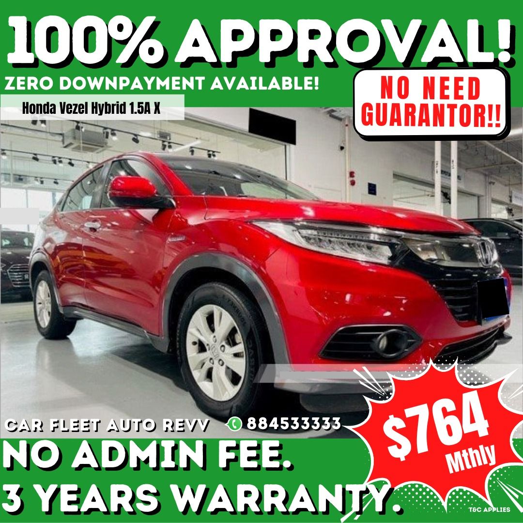 Honda Vezel Hybrid 1.5 X [2018 FL] (A), Cars, Used Cars on Carousell