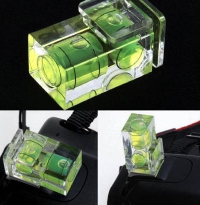Hot Shoe Spirit Level Mount for DSLR Camera, Photography, Photography