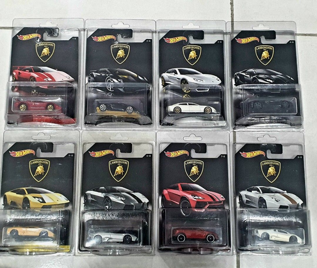 Hot Wheels Lamborghini set Hobbies Toys Toys Games on Carousell