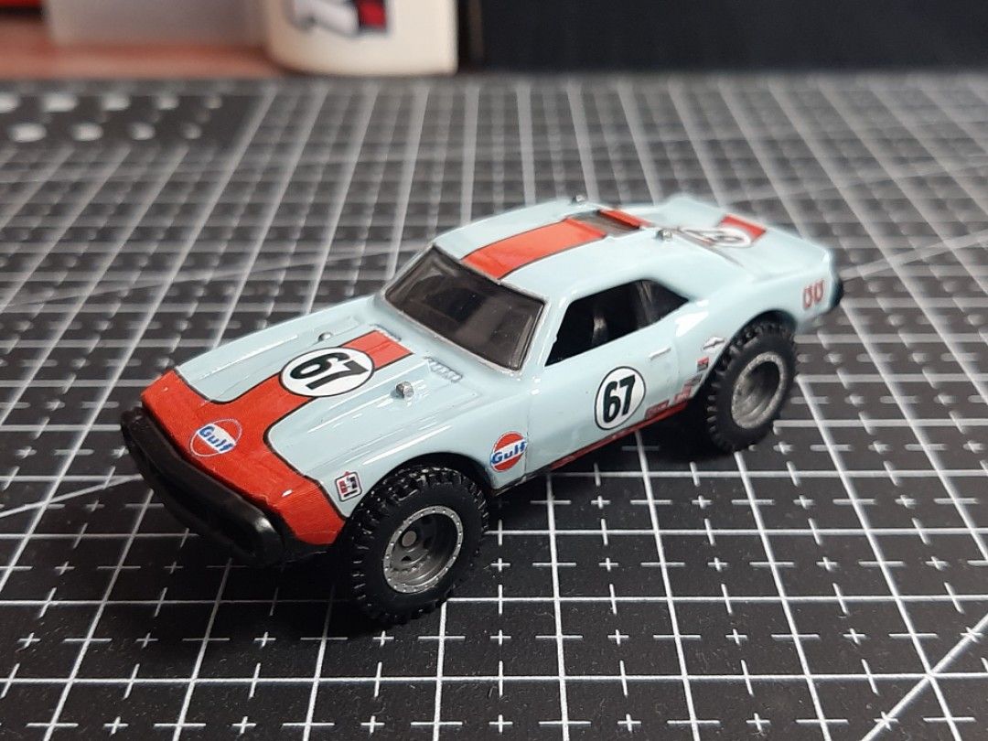 Hotwheels Custom Gulf Offroad Camaro, Hobbies & Toys, Toys & Games on  Carousell